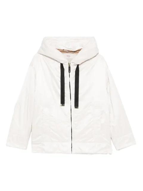 Greenh hoodied padded jacket by MAX MARA