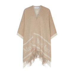 Hilde logo poncho by MAX MARA