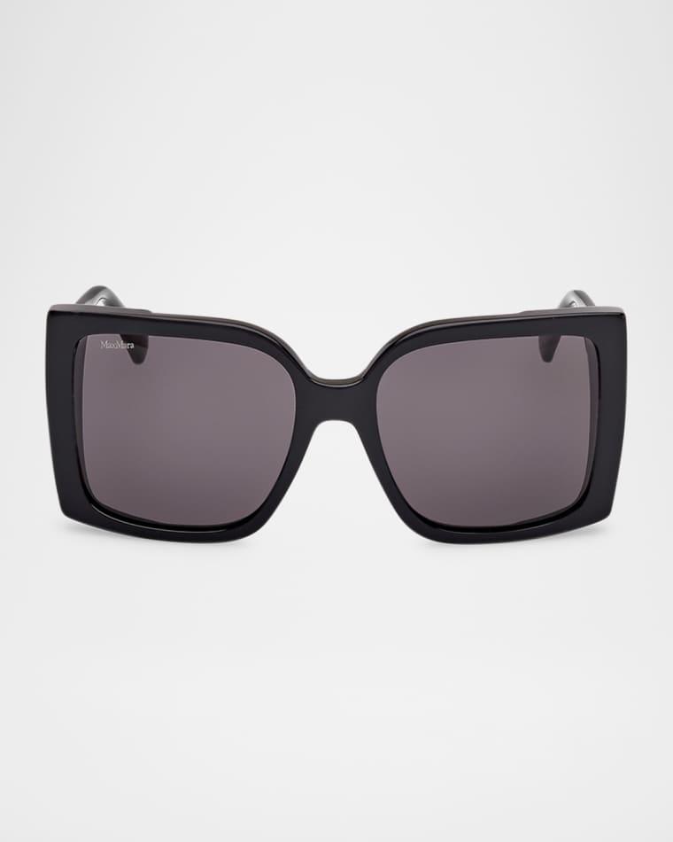 Hinge Acetate Square Sunglasses by MAX MARA