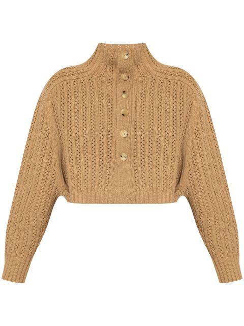 Hodeida cropped sweater by MAX MARA