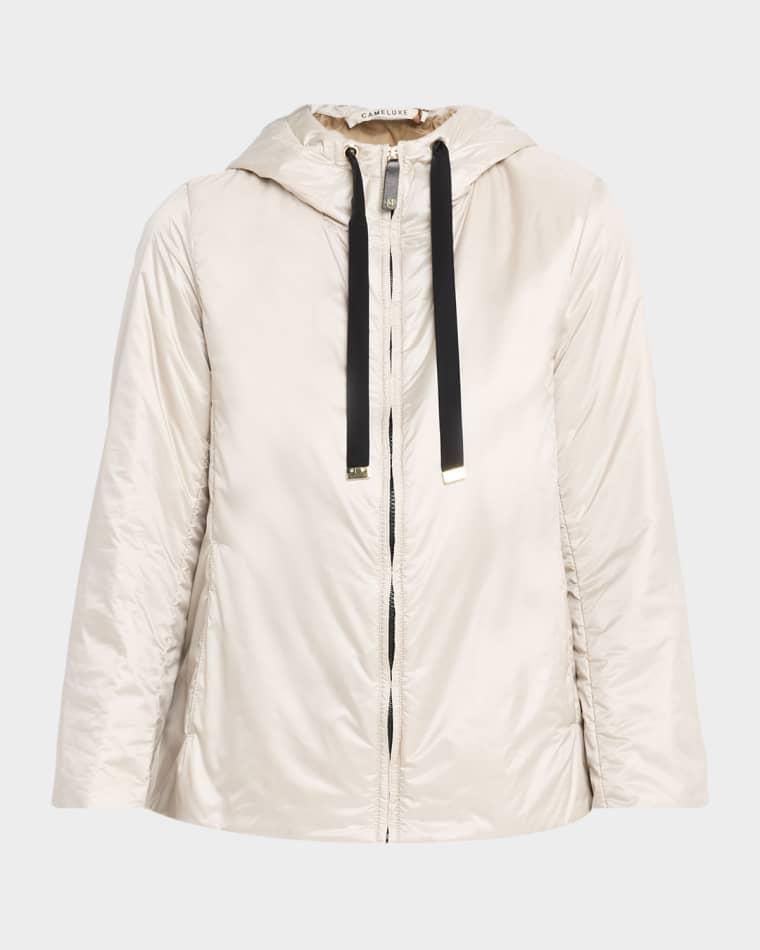 Hooded Water-Repellent Canvas Jacket by MAX MARA