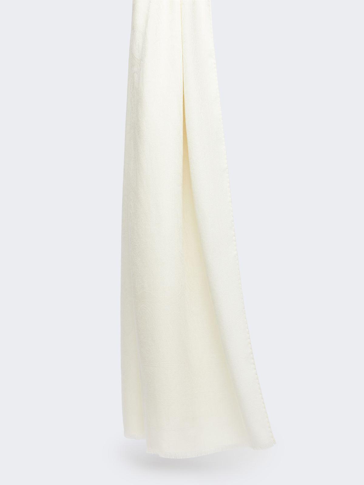 Jacquard wool and silk yarn stole by MAX MARA