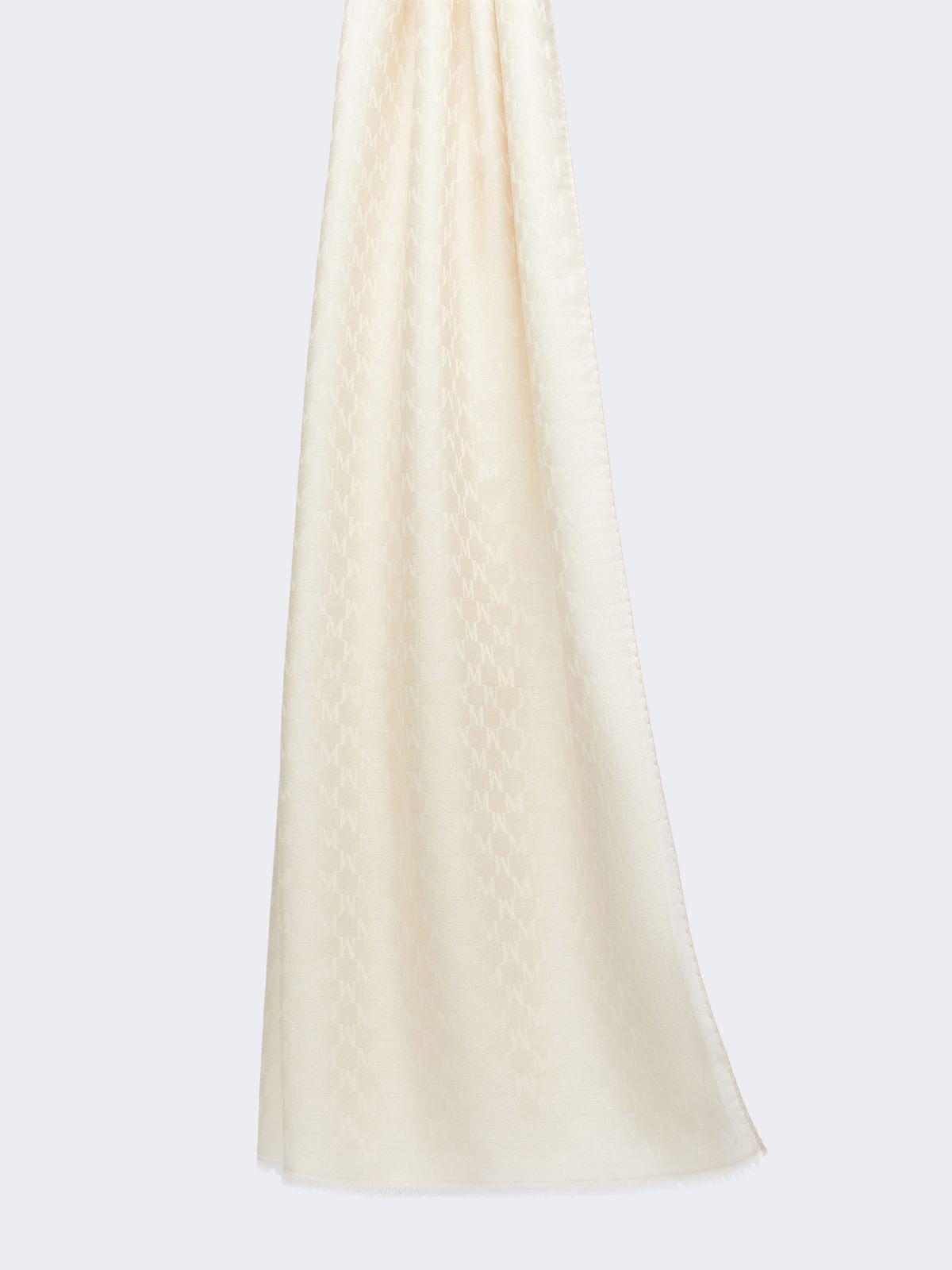 Jacquard wool, cotton and silk stole by MAX MARA