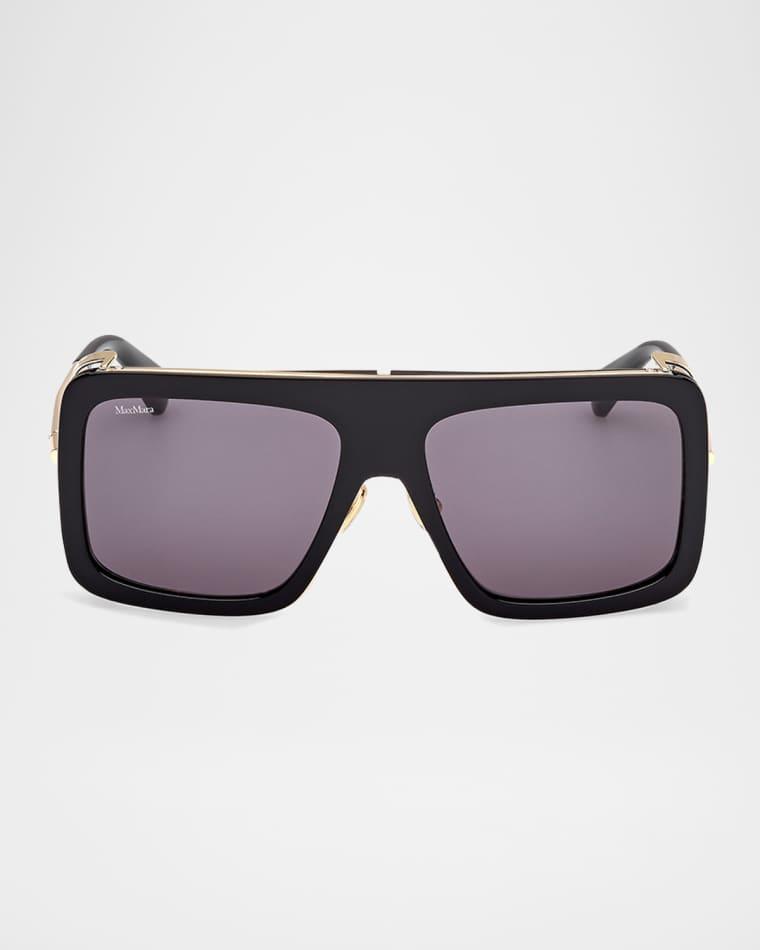 Jean Acetate Rectangular Sunglasses by MAX MARA