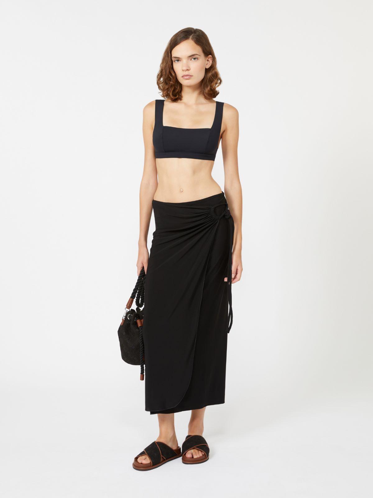 Jersey wrap skirt by MAX MARA