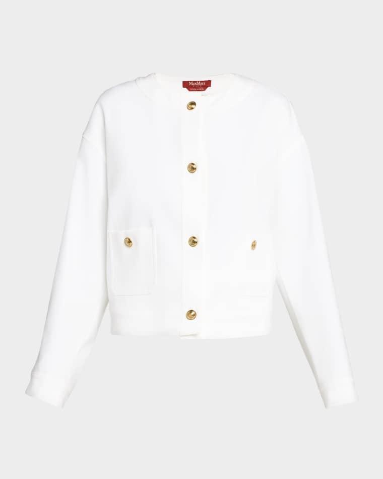Kiwi Button-Down Cotton Jacket by MAX MARA