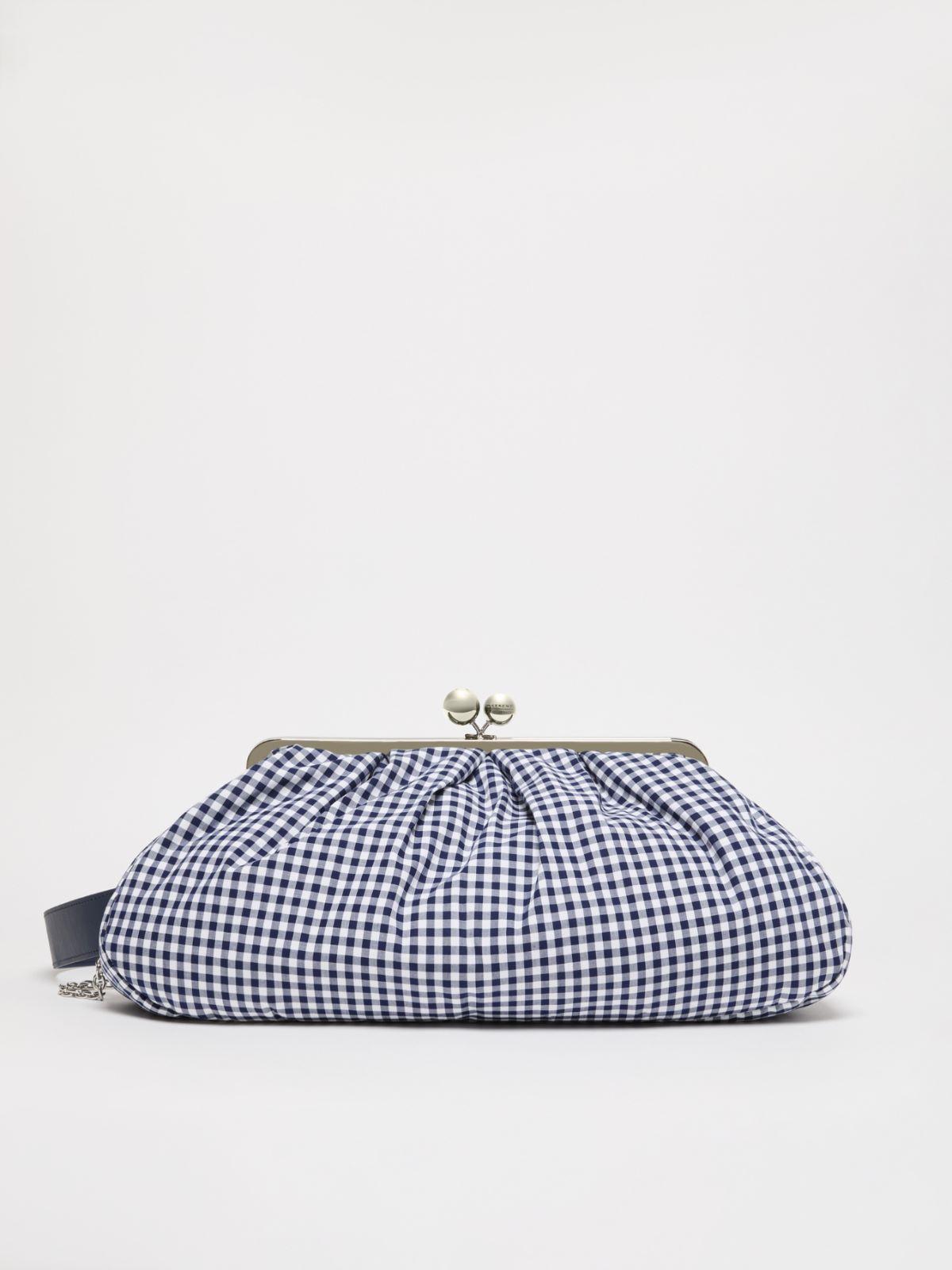 Large gingham cotton Pasticcino Bag by MAX MARA