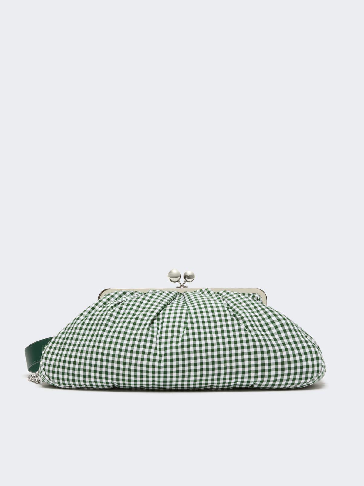 Large gingham cotton Pasticcino Bag by MAX MARA