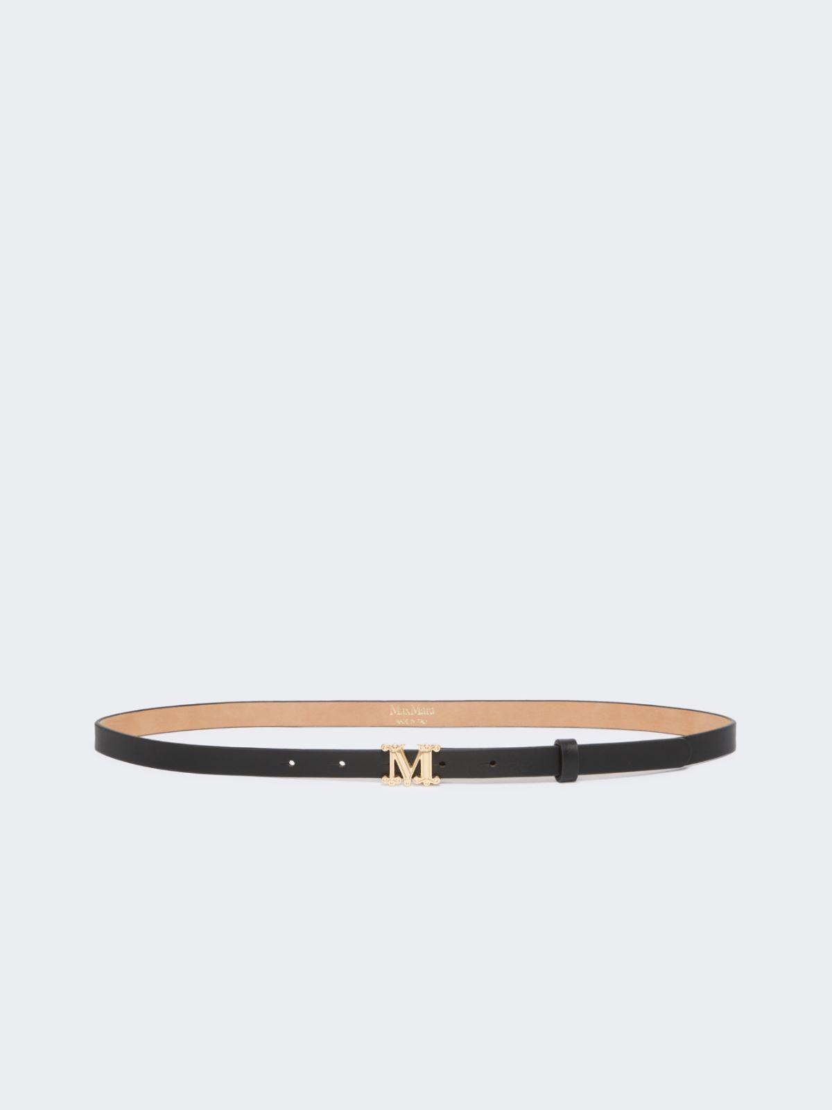 Leather Monogram belt by MAX MARA
