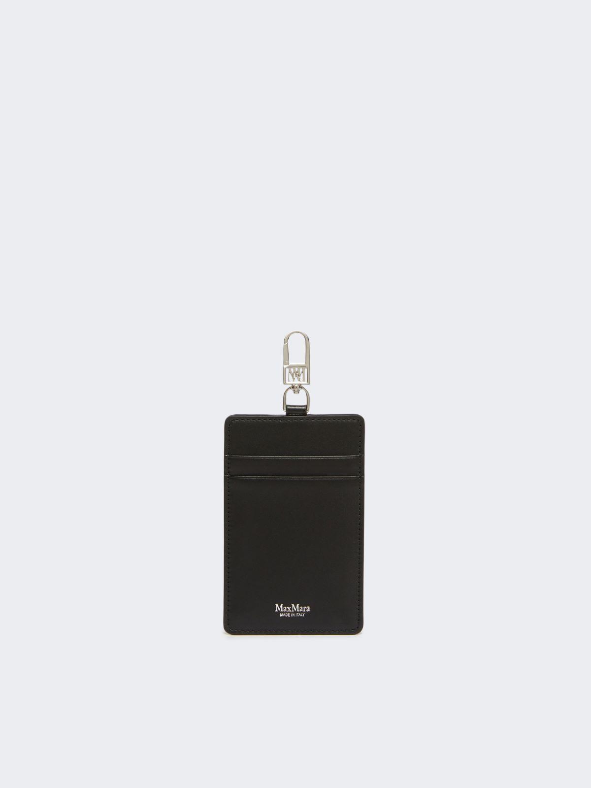 Leather badge holder by MAX MARA