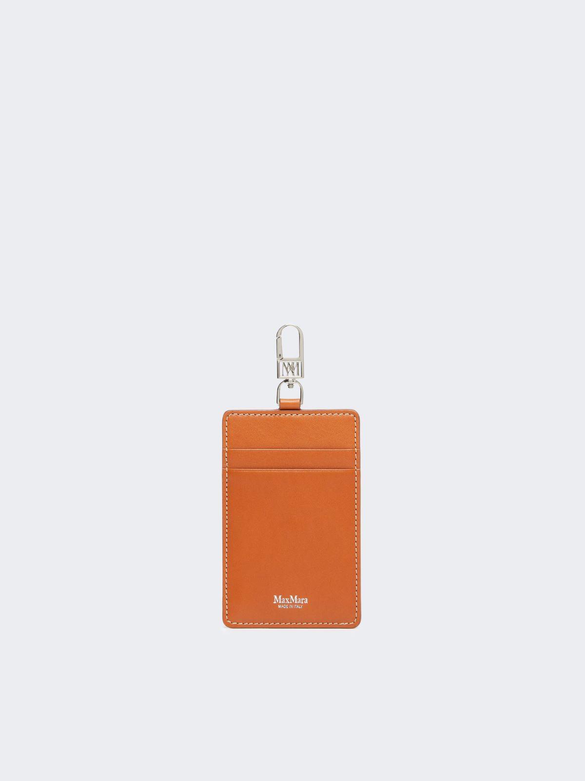 Leather badge holder by MAX MARA