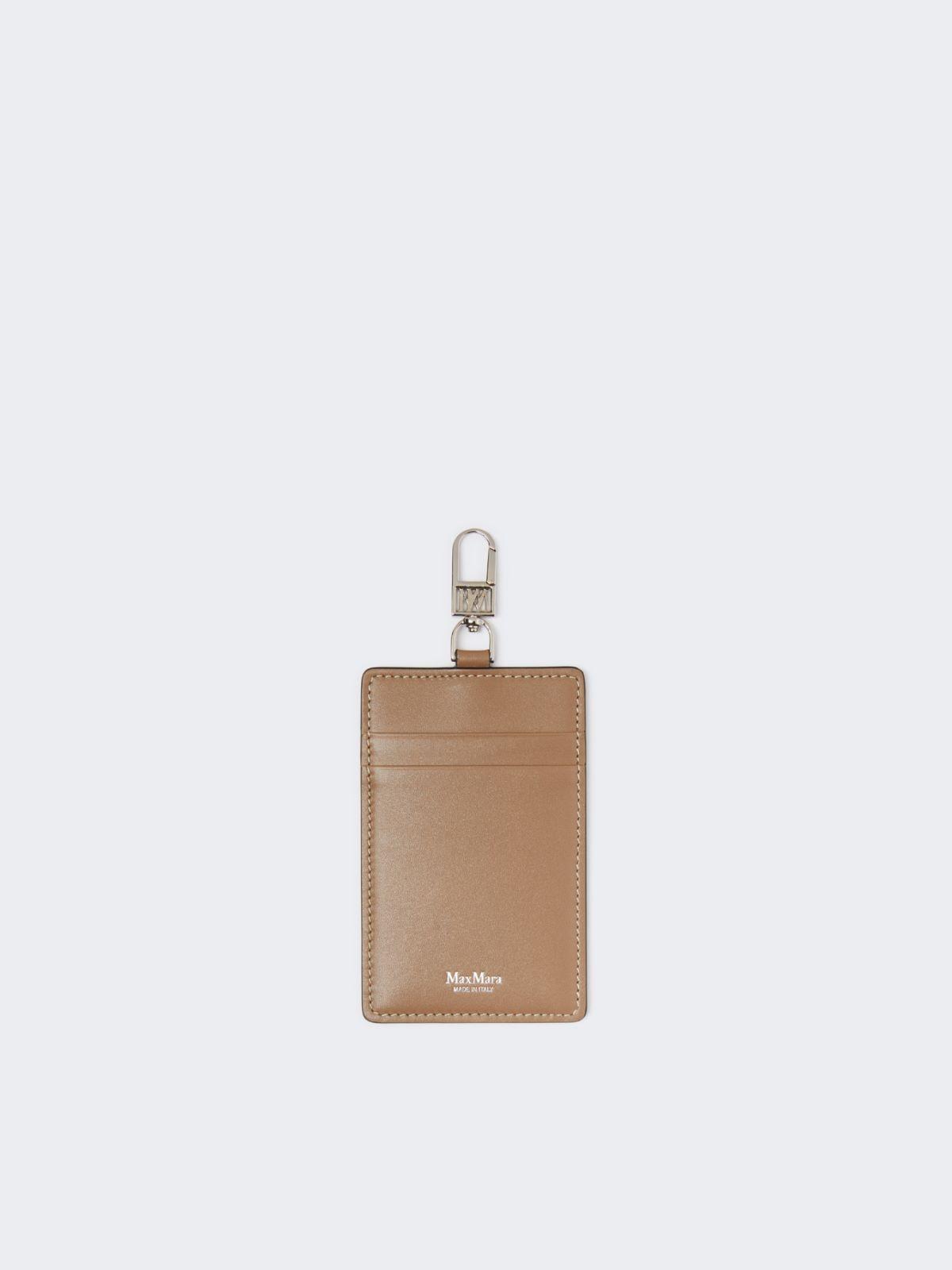 Leather badge holder by MAX MARA