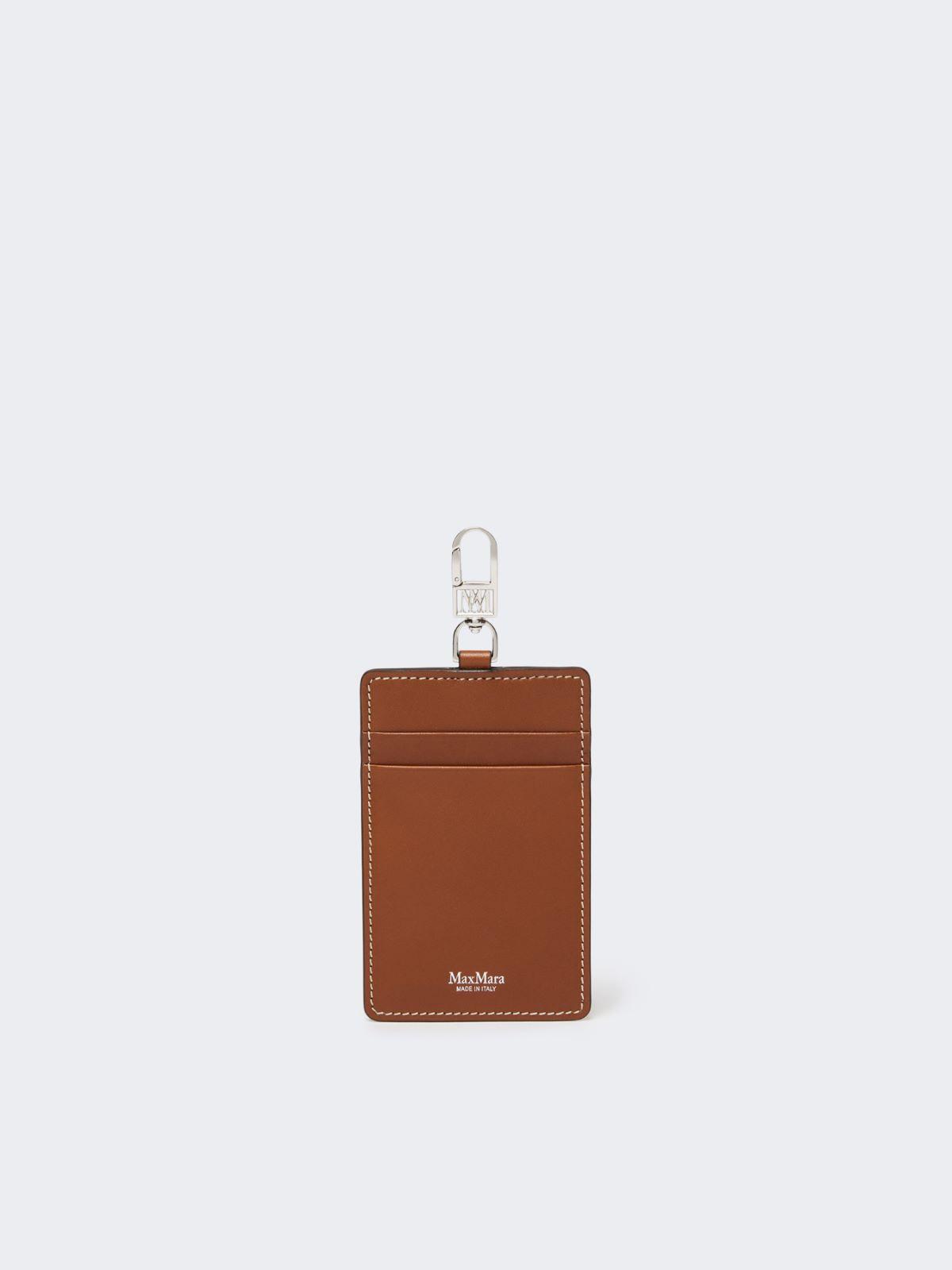 Leather badge holder by MAX MARA