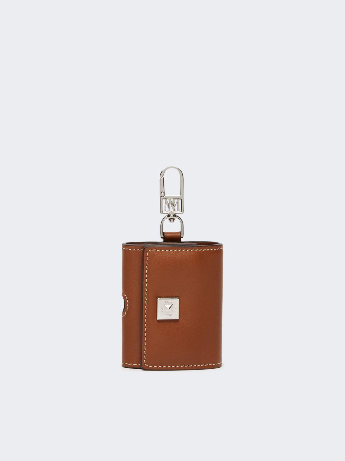 Leather earphone pouch by MAX MARA