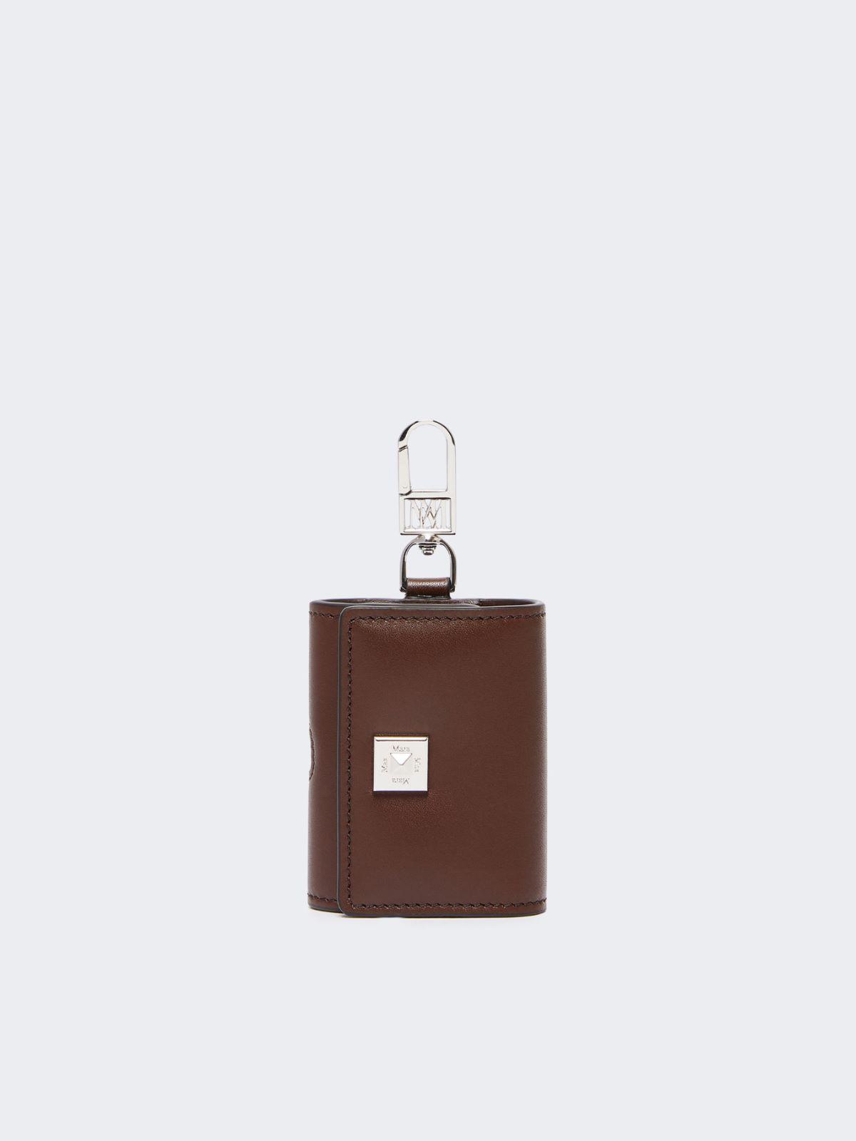 Leather earphone pouch by MAX MARA
