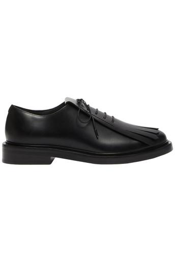 Leather lace-ups with fringe by MAX MARA