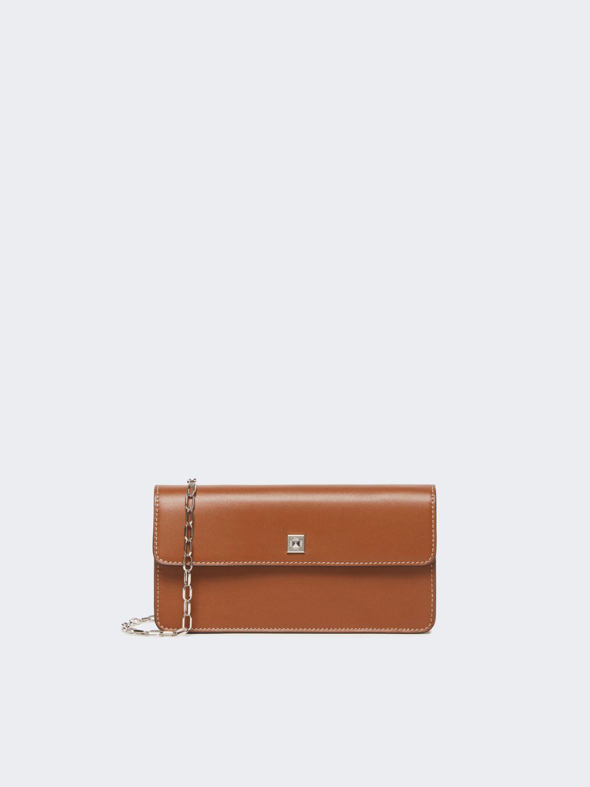 Leather phone pouch by MAX MARA