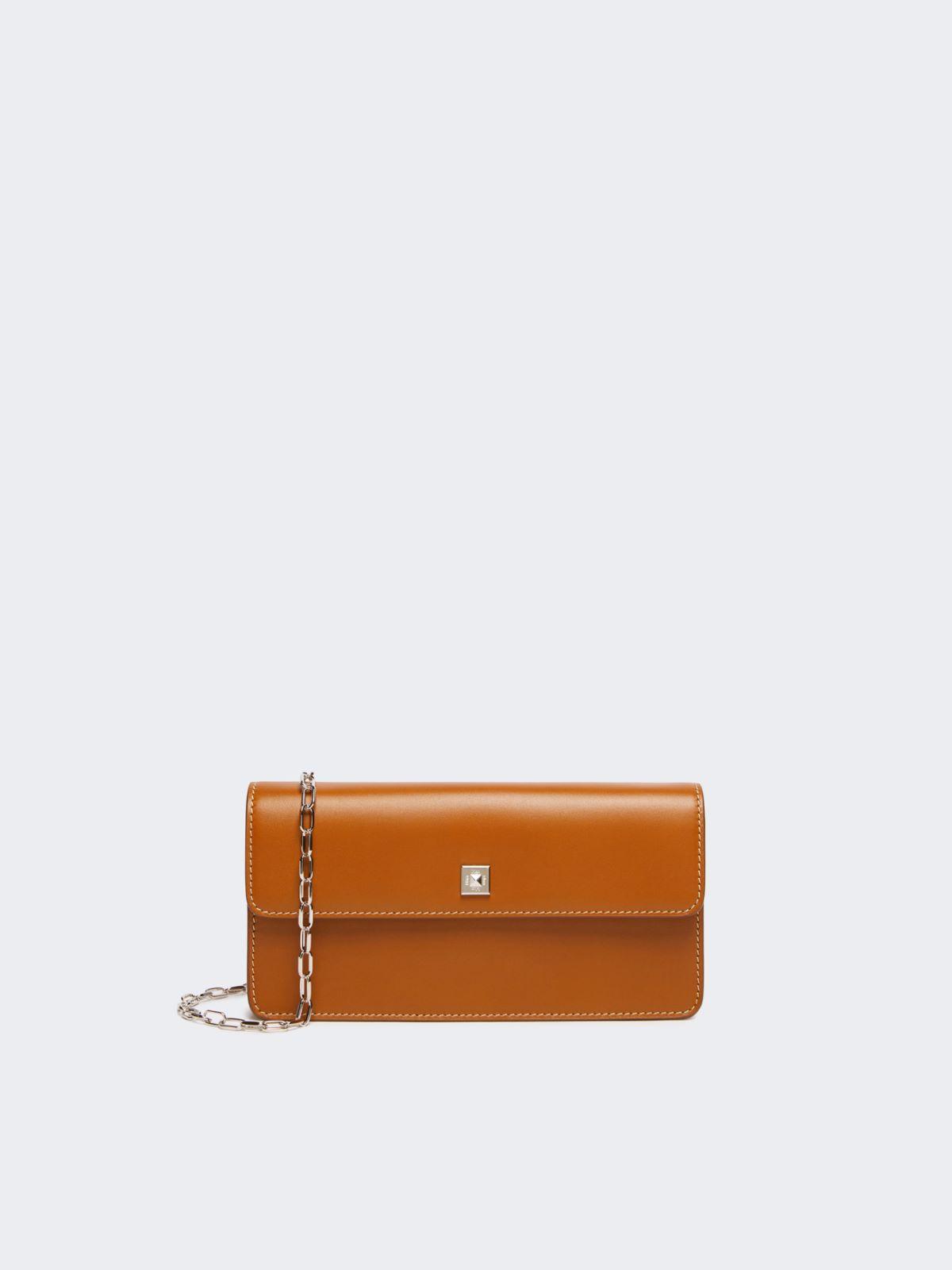 Leather phone pouch by MAX MARA