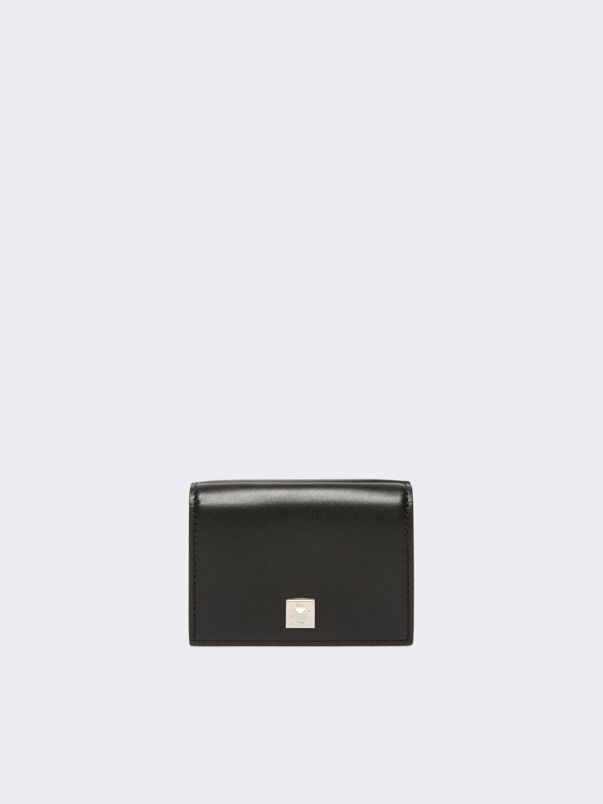 Leather tri-fold purse by MAX MARA