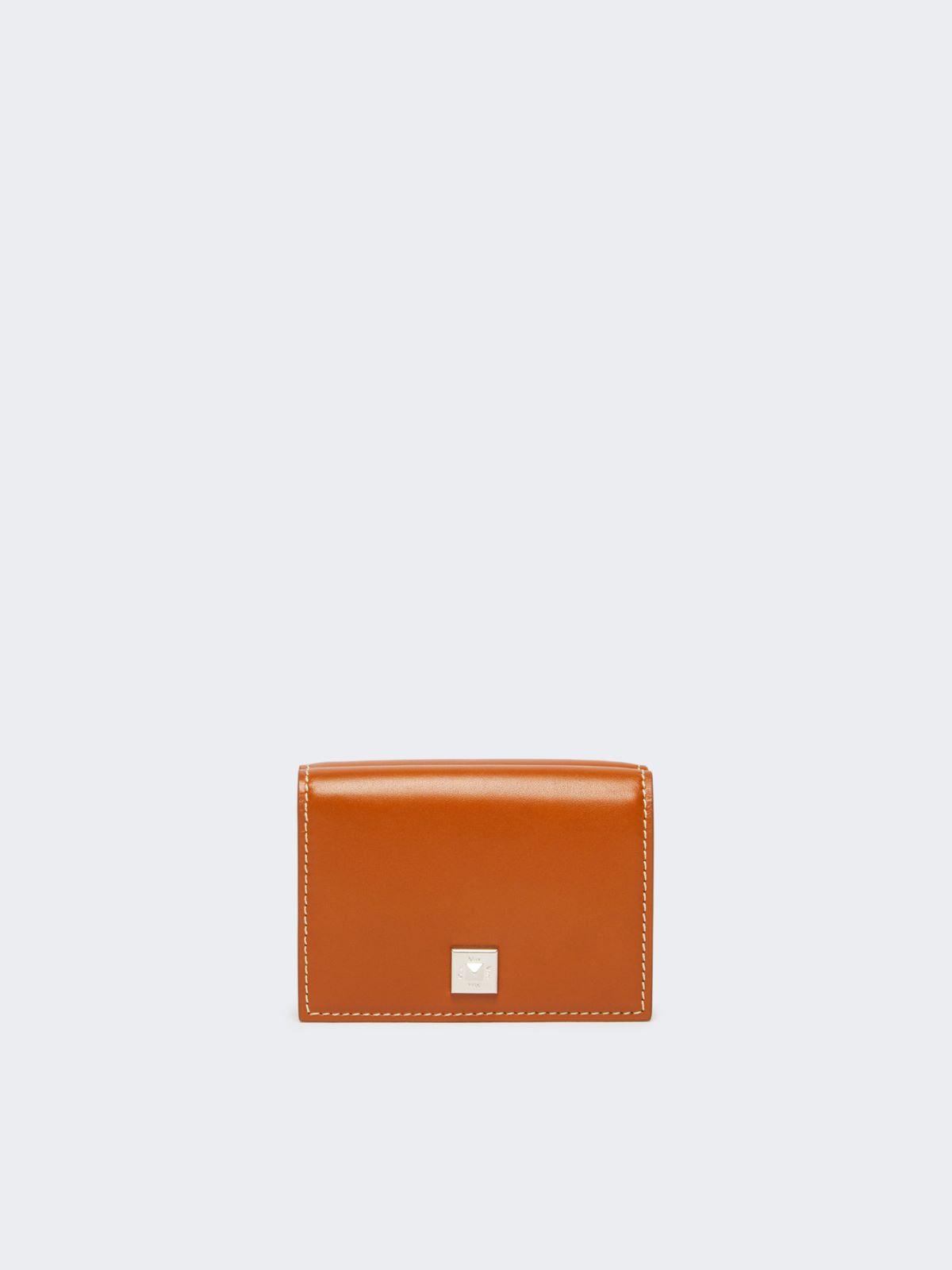 Leather tri-fold purse by MAX MARA