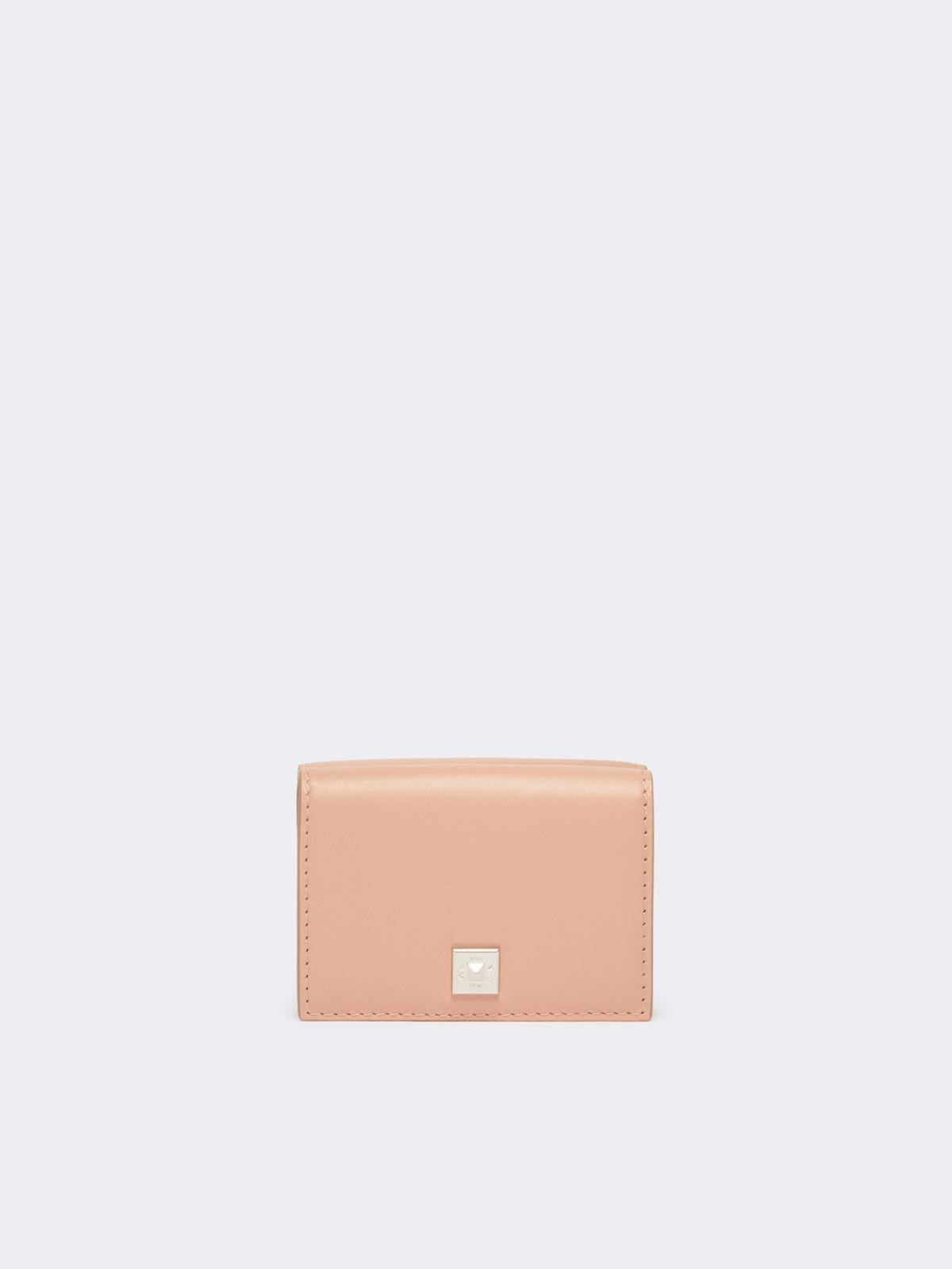 Leather tri-fold purse by MAX MARA