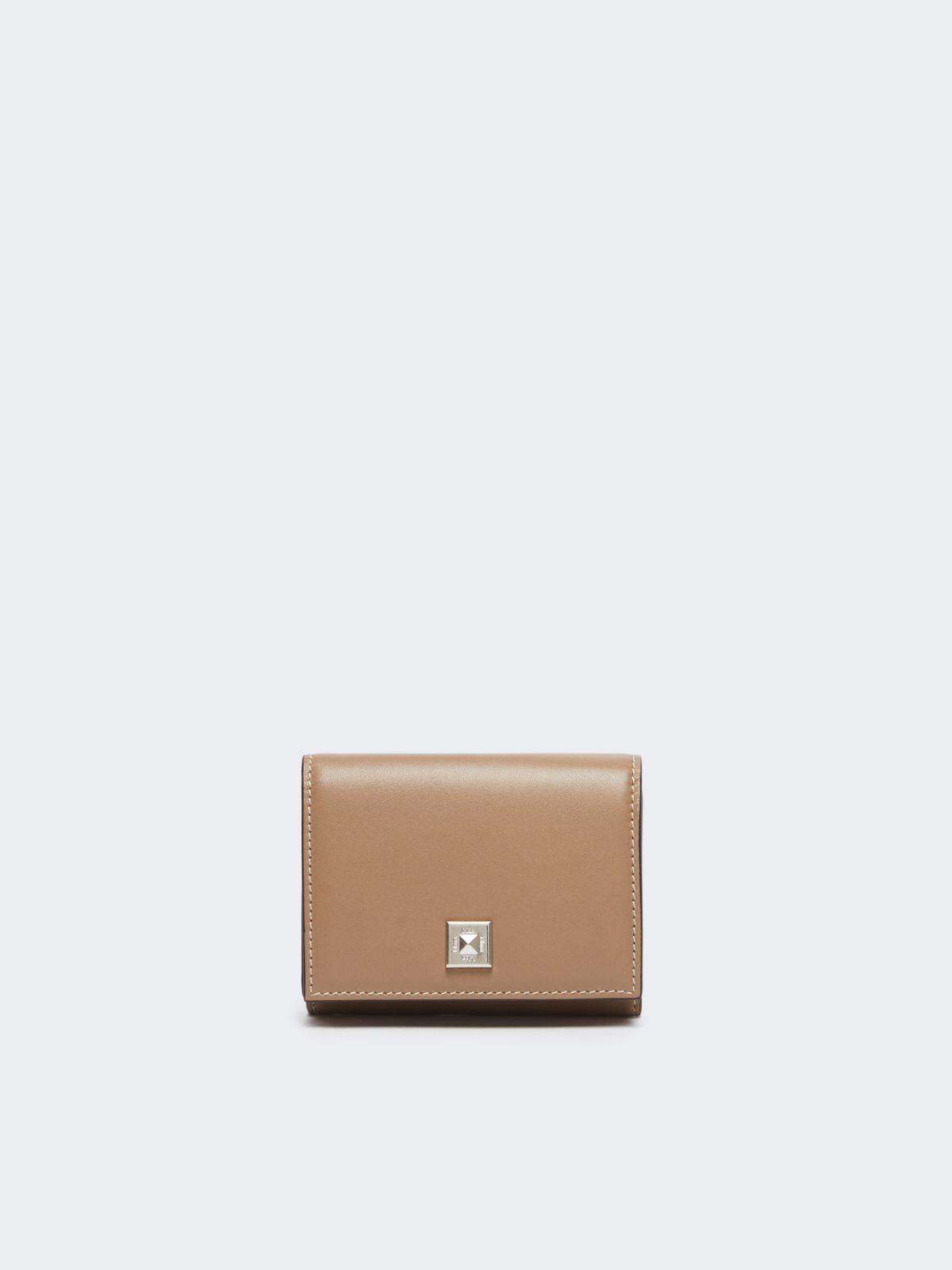 Leather tri-fold purse by MAX MARA