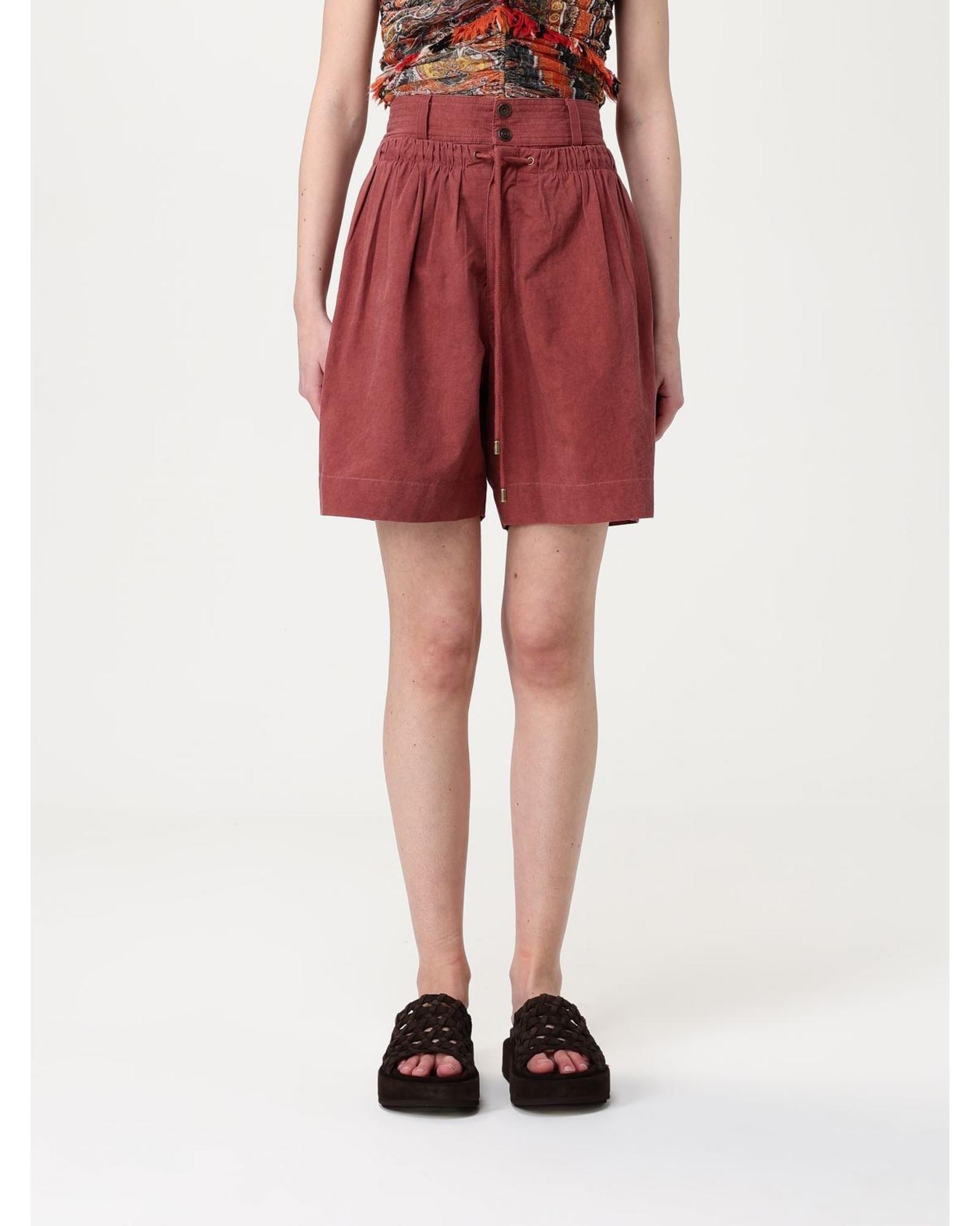Linen Drawstring Shorts Wo - Rope by MAX MARA