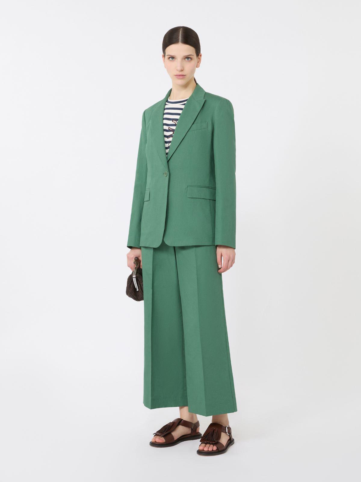 Linen and cotton canvas blazer by MAX MARA