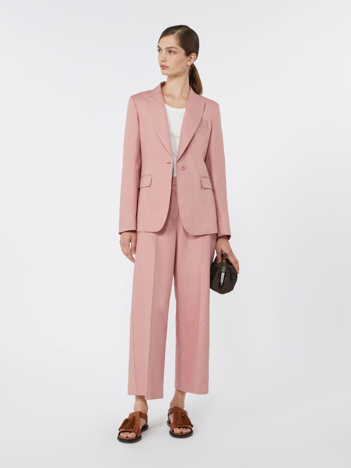 Linen and cotton canvas blazer by MAX MARA