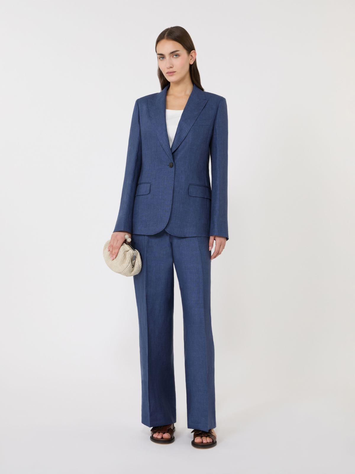 Linen canvas blazer by MAX MARA