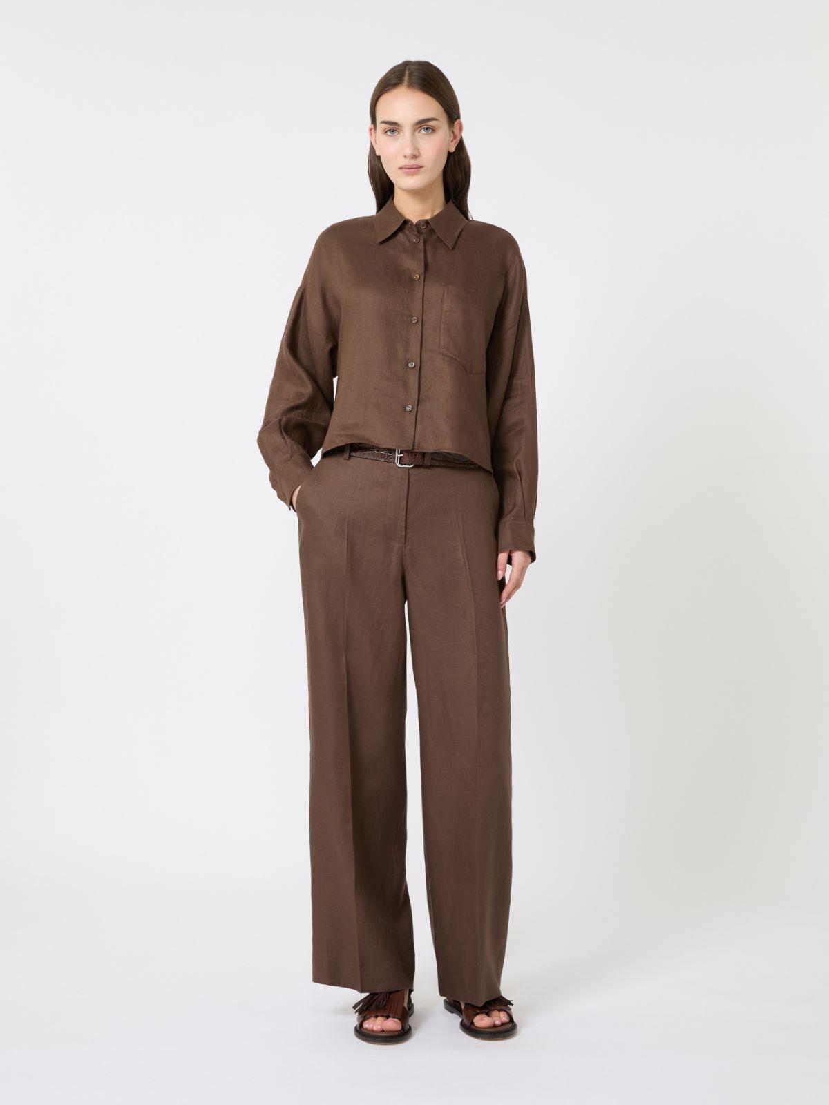 Linen canvas jacket by MAX MARA