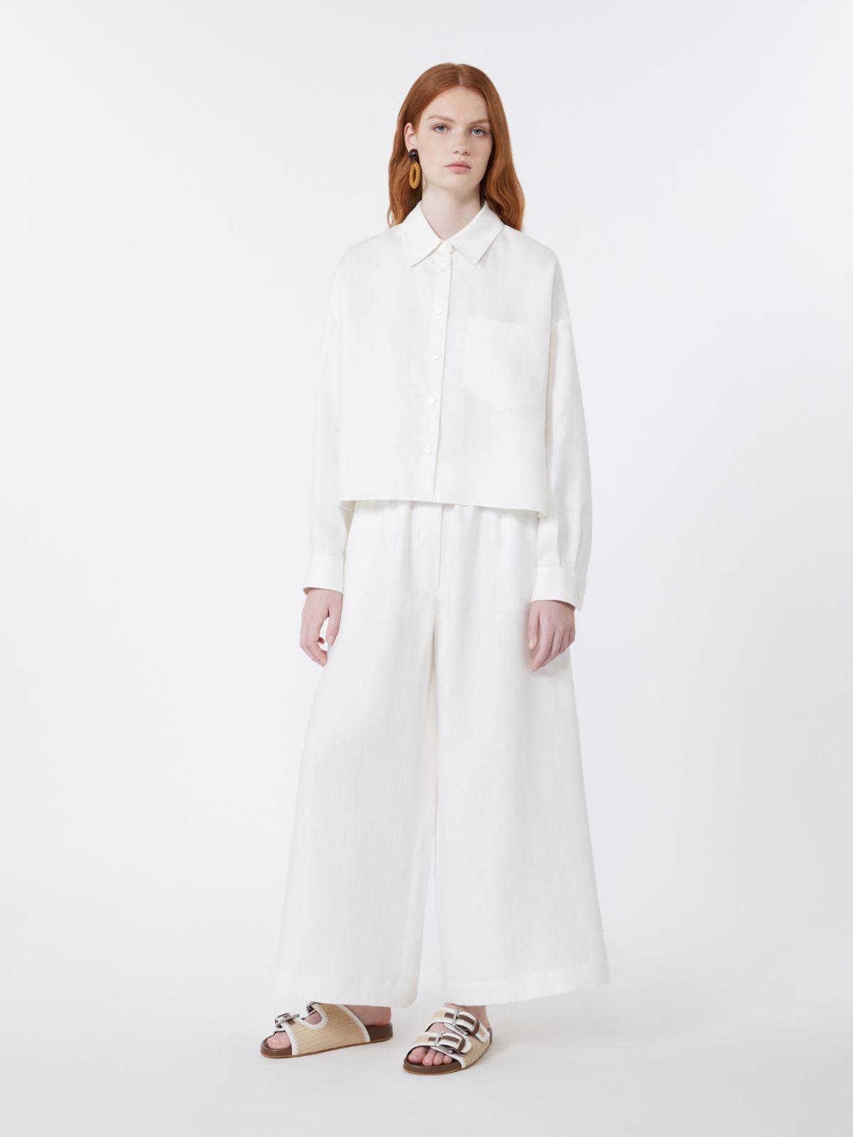 Linen canvas jacket by MAX MARA
