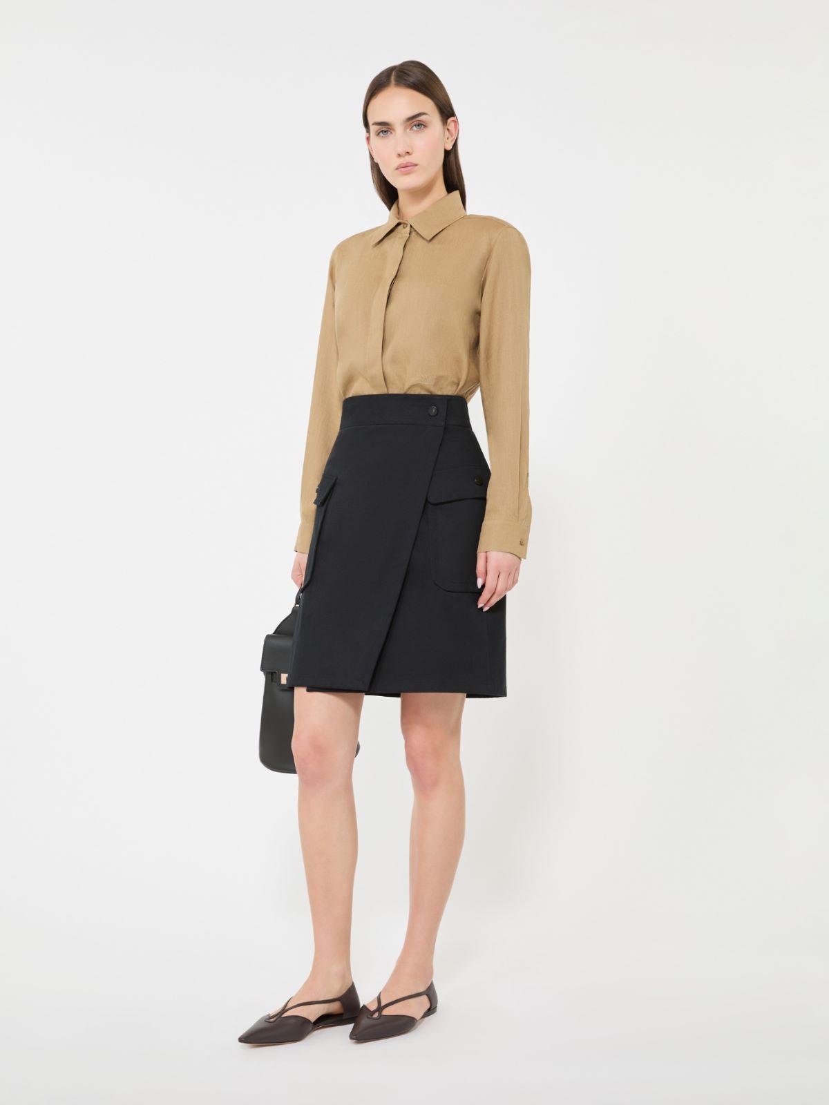 Linen canvas shirt by MAX MARA