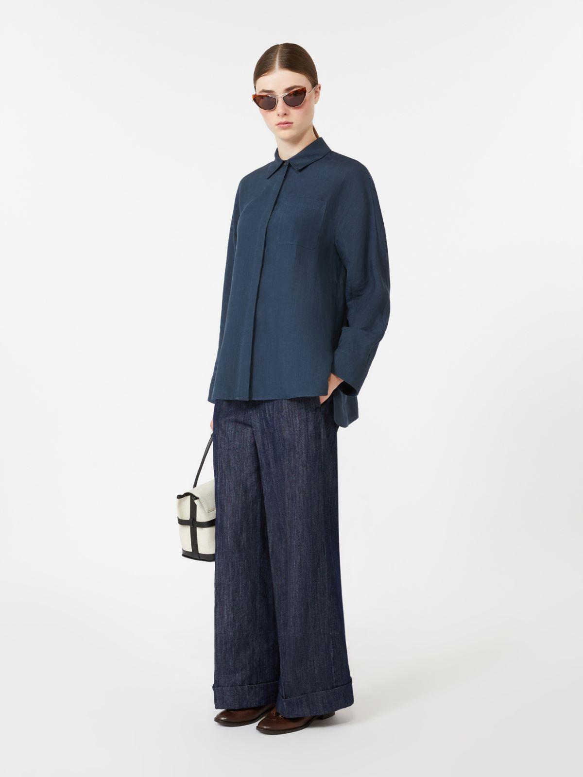 Linen canvas shirt by MAX MARA