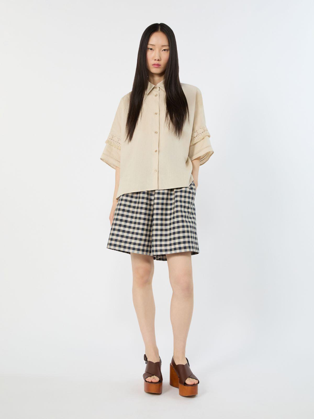 Linen fabric shirt by MAX MARA
