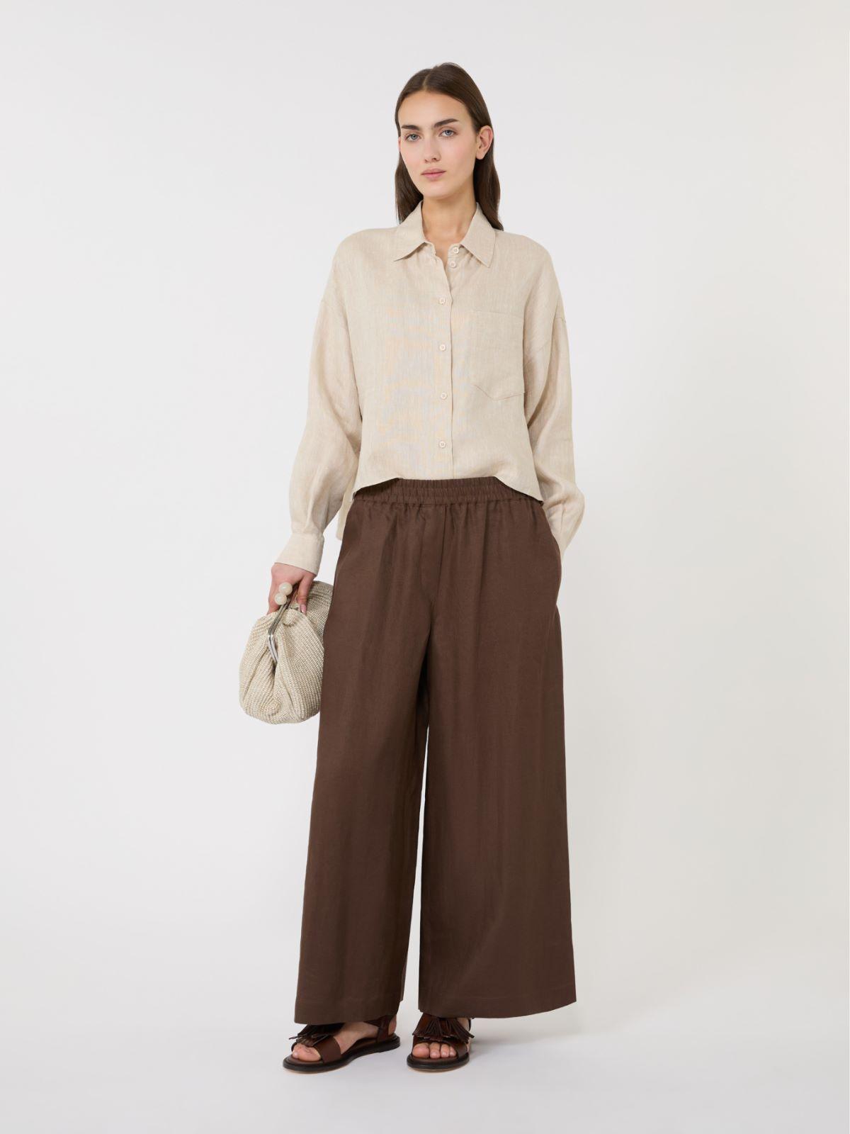 Linen fabric shirt by MAX MARA