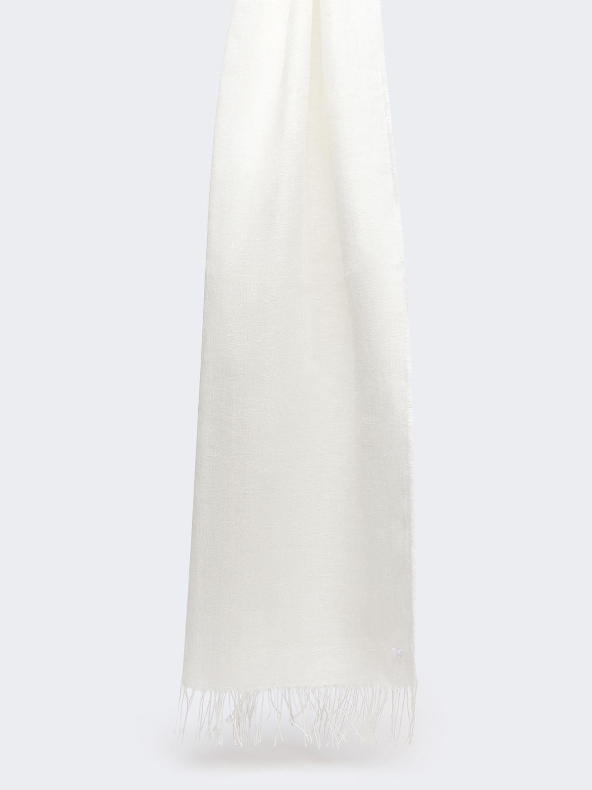 Linen stole with fringes by MAX MARA