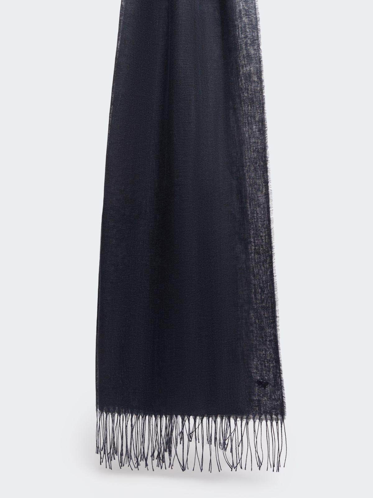 Linen stole with fringes by MAX MARA