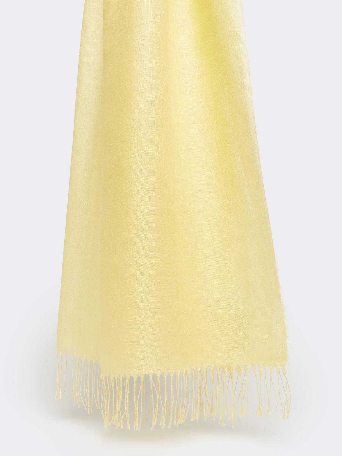 Linen stole with fringes by MAX MARA