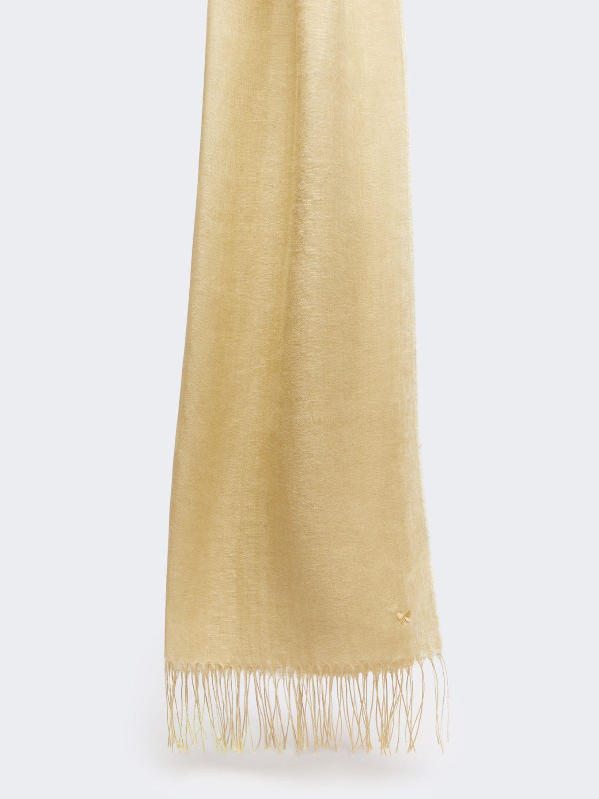 Linen stole with fringes by MAX MARA