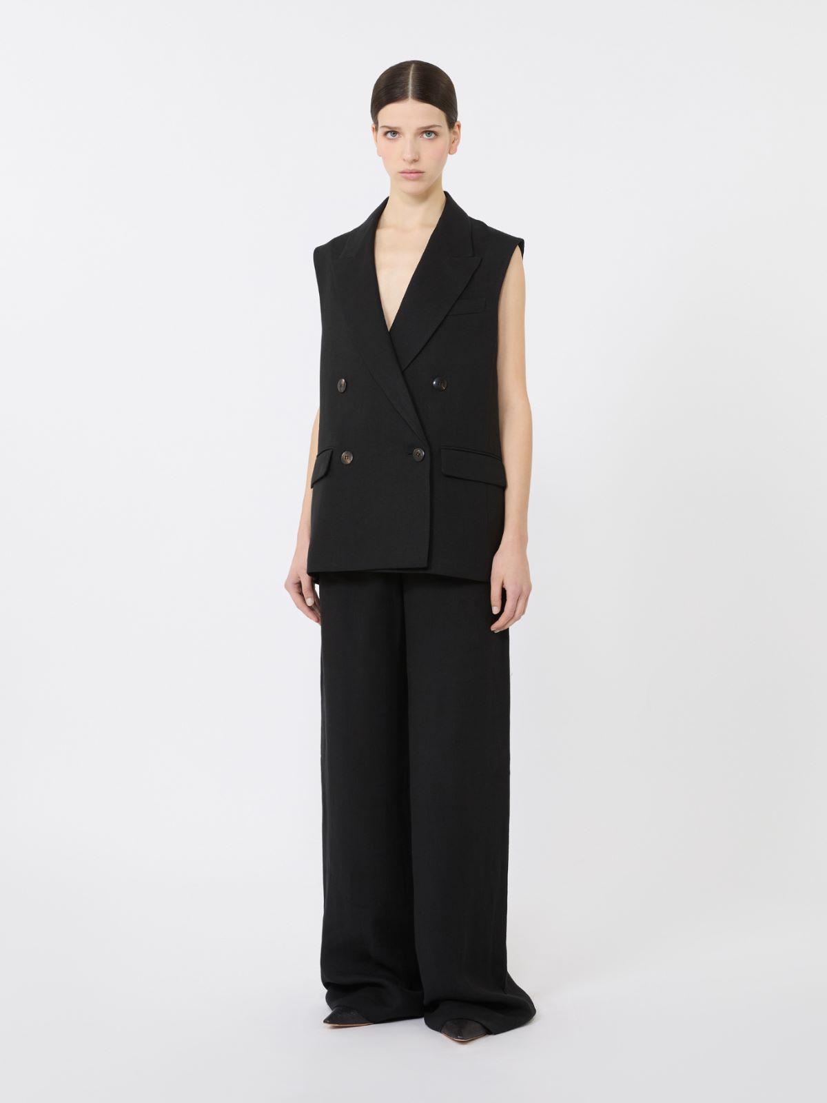 Linen twill gilet by MAX MARA
