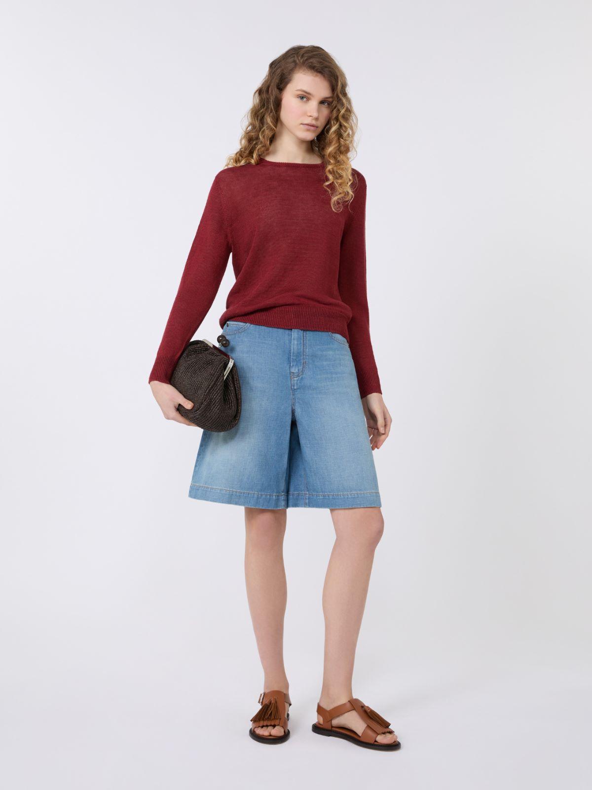 Linen yarn jumper by MAX MARA
