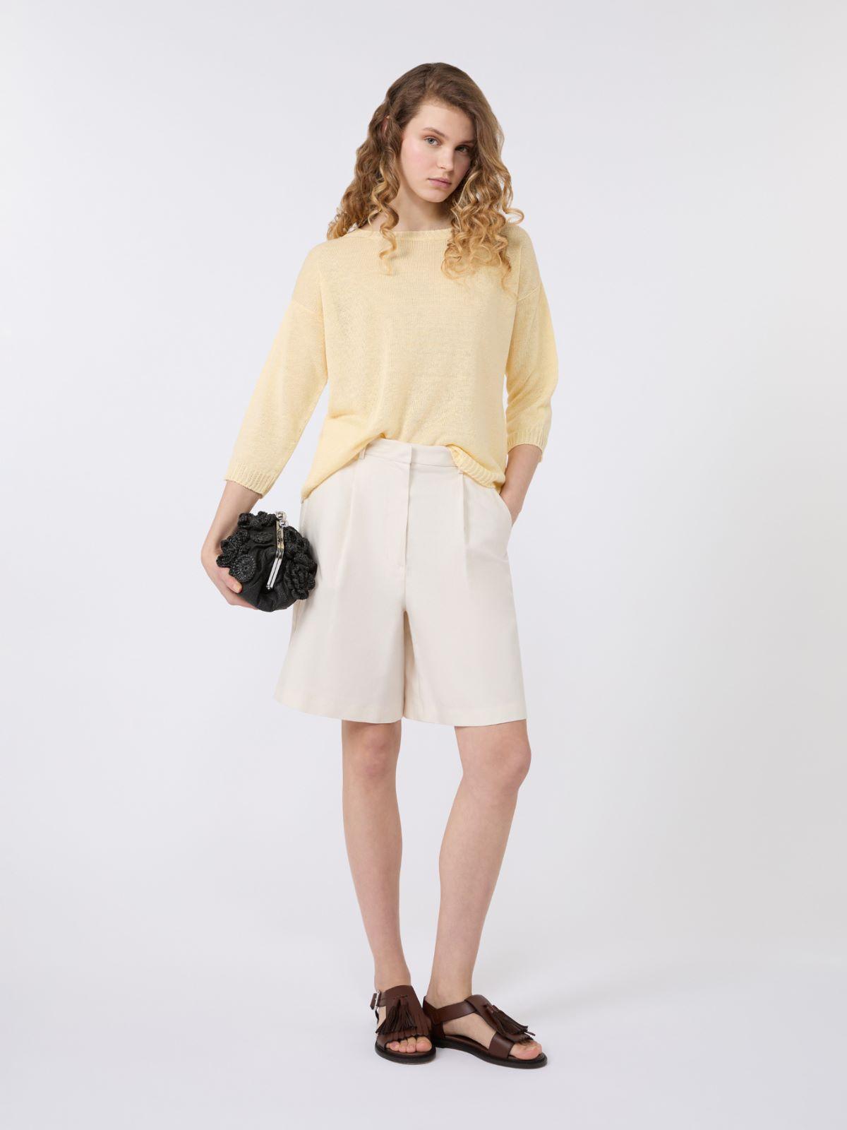 Linen yarn oversize jumper by MAX MARA