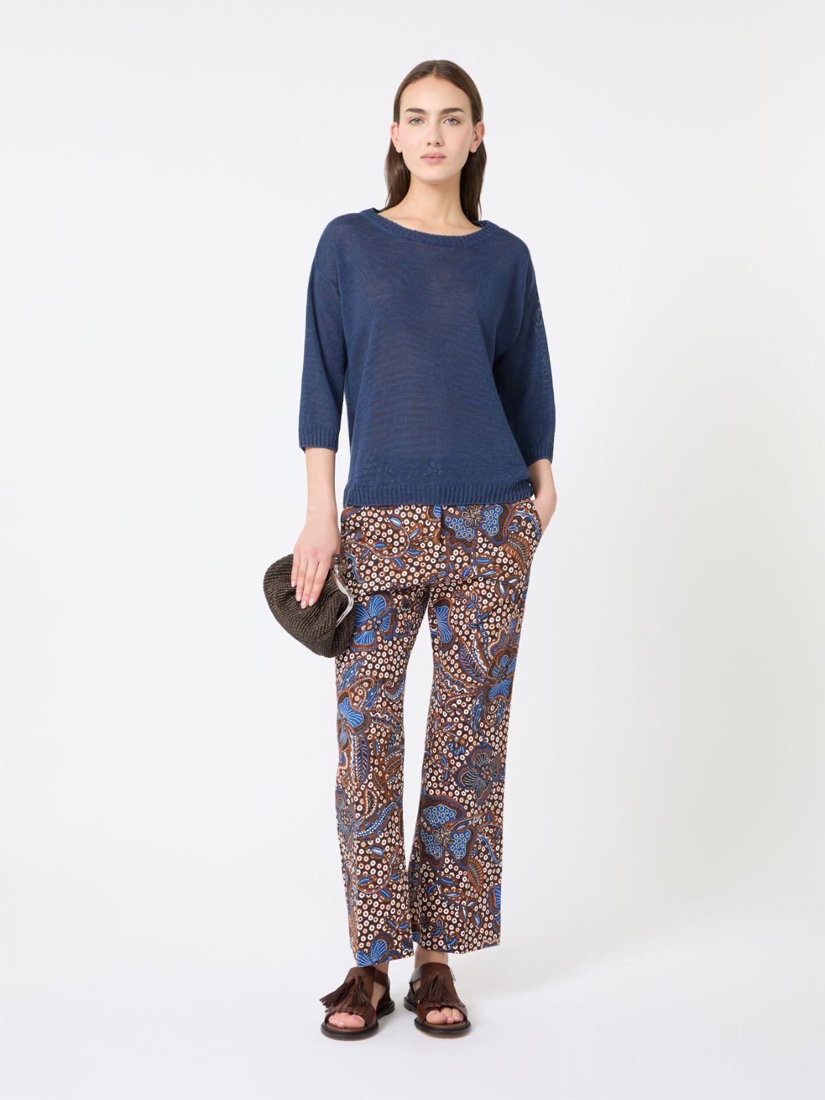 Linen yarn oversize jumper by MAX MARA