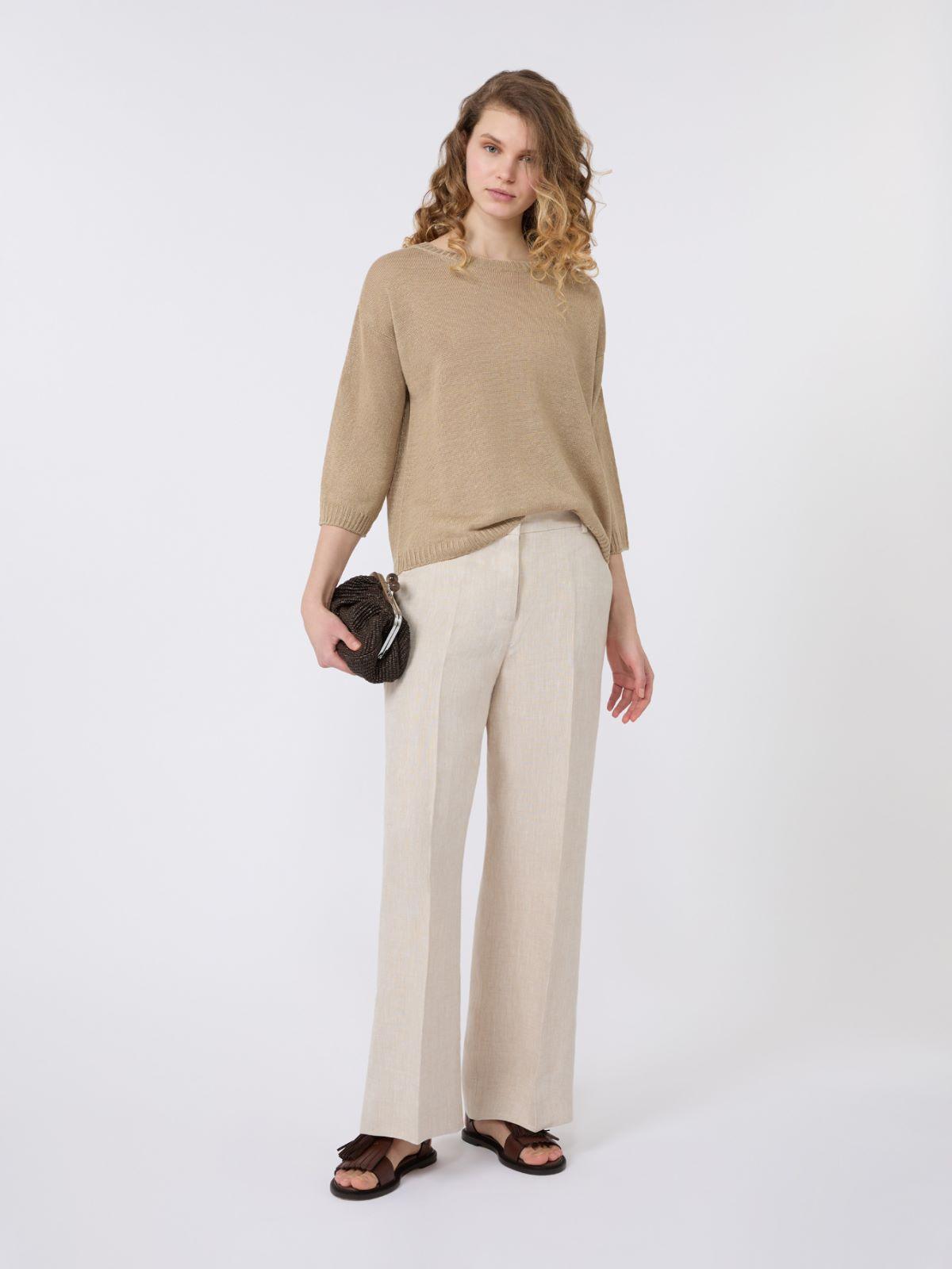 Linen yarn oversize jumper by MAX MARA