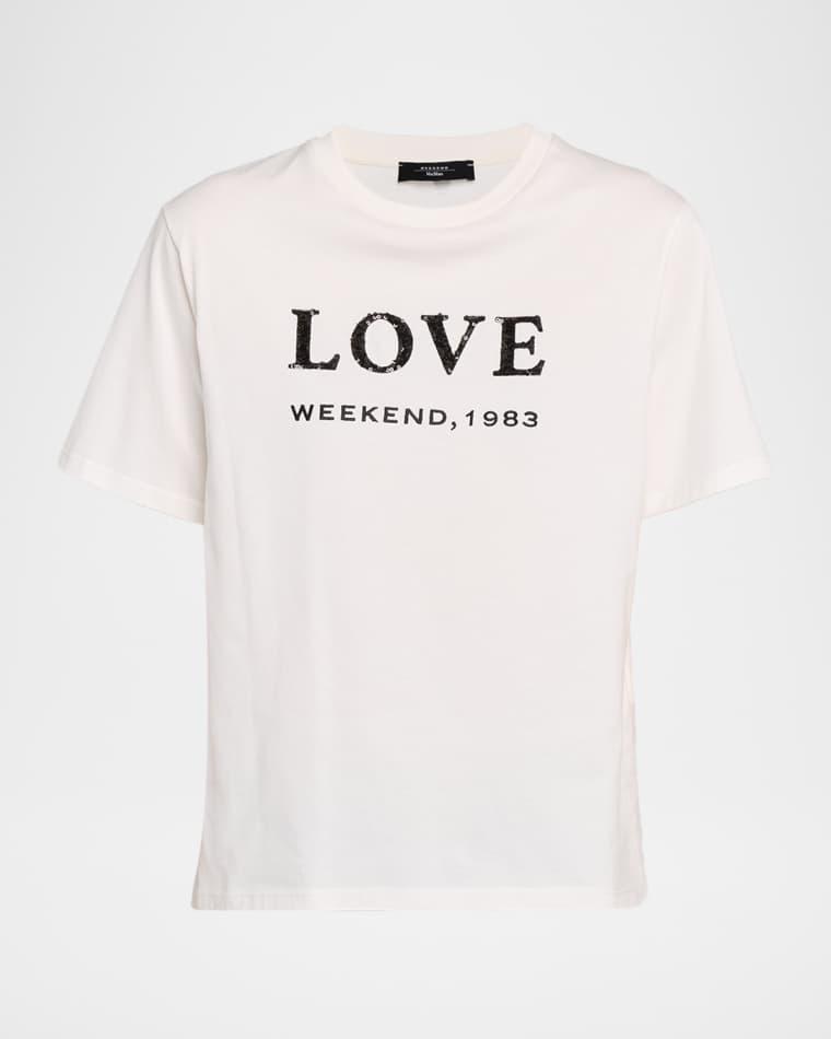 Logo-Embroidered Cotton Jersey T-Shirt by MAX MARA
