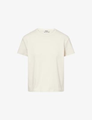 Logo-Embroidered Short-Sleeve Cotton T-Shirt by MAX MARA