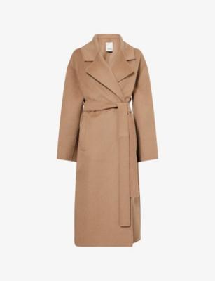 Long Brushed Wool Coat by MAX MARA