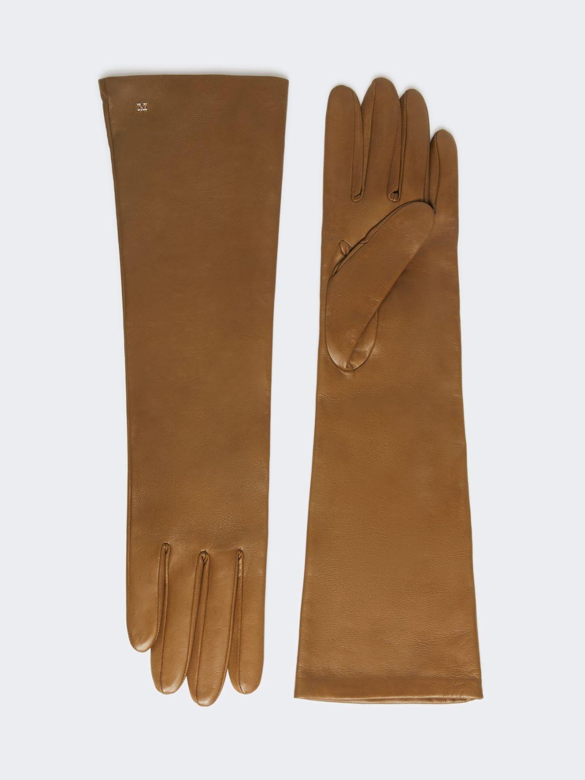 Long Nappa leather gloves by MAX MARA