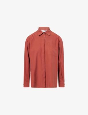 Long-Sleeve Relaxed Silk Shirt by MAX MARA